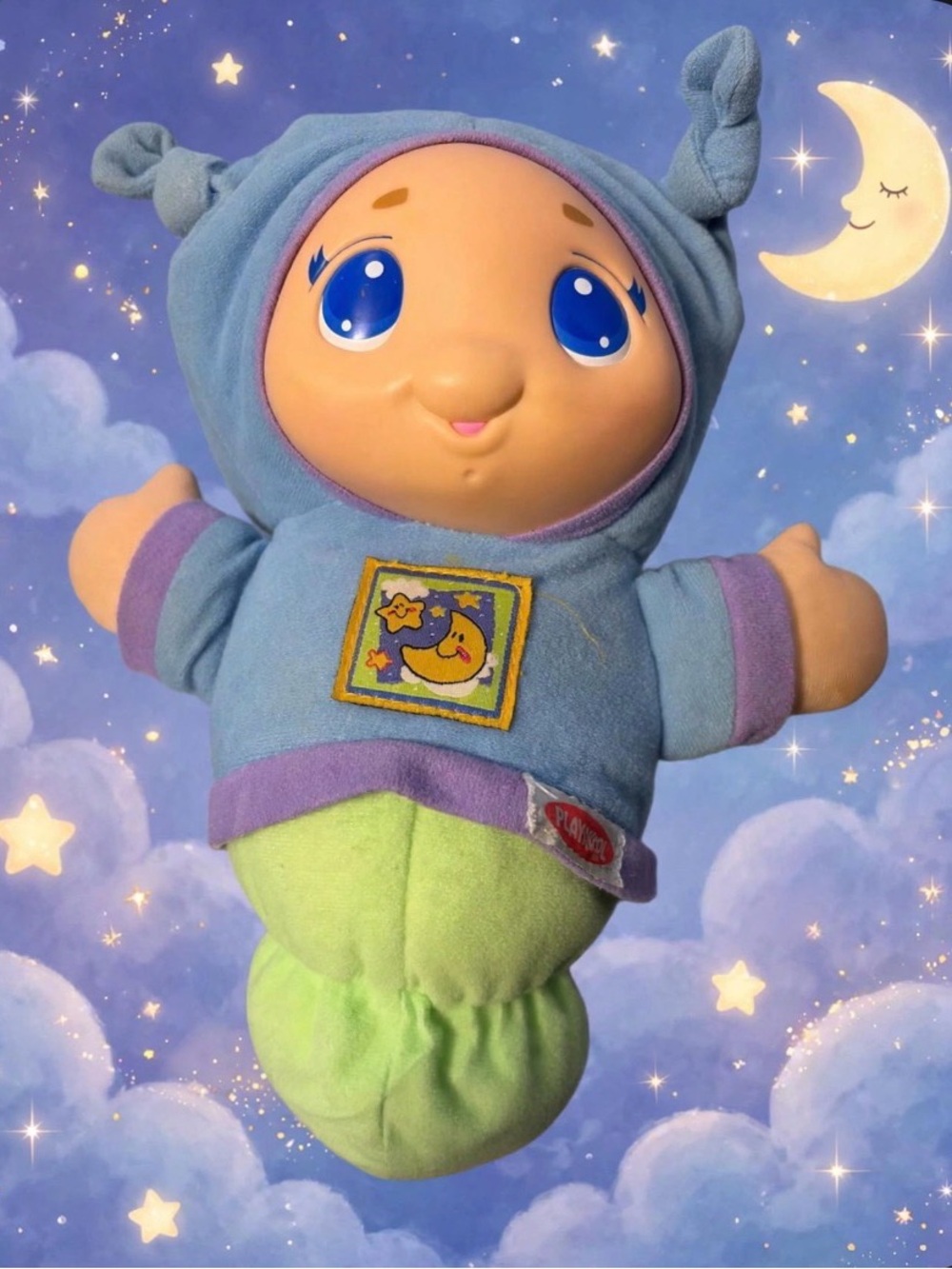 Vintage playschool Lullaby Glowworm #06552 (TESTED WORKING)